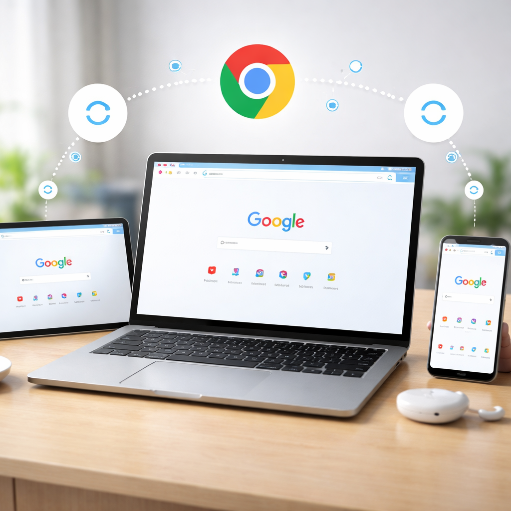 谷歌浏览器多端同步展示